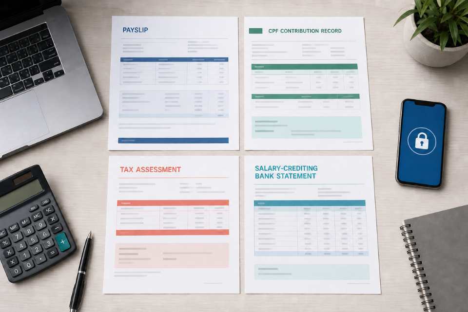 Common records used to support an income declaration 
