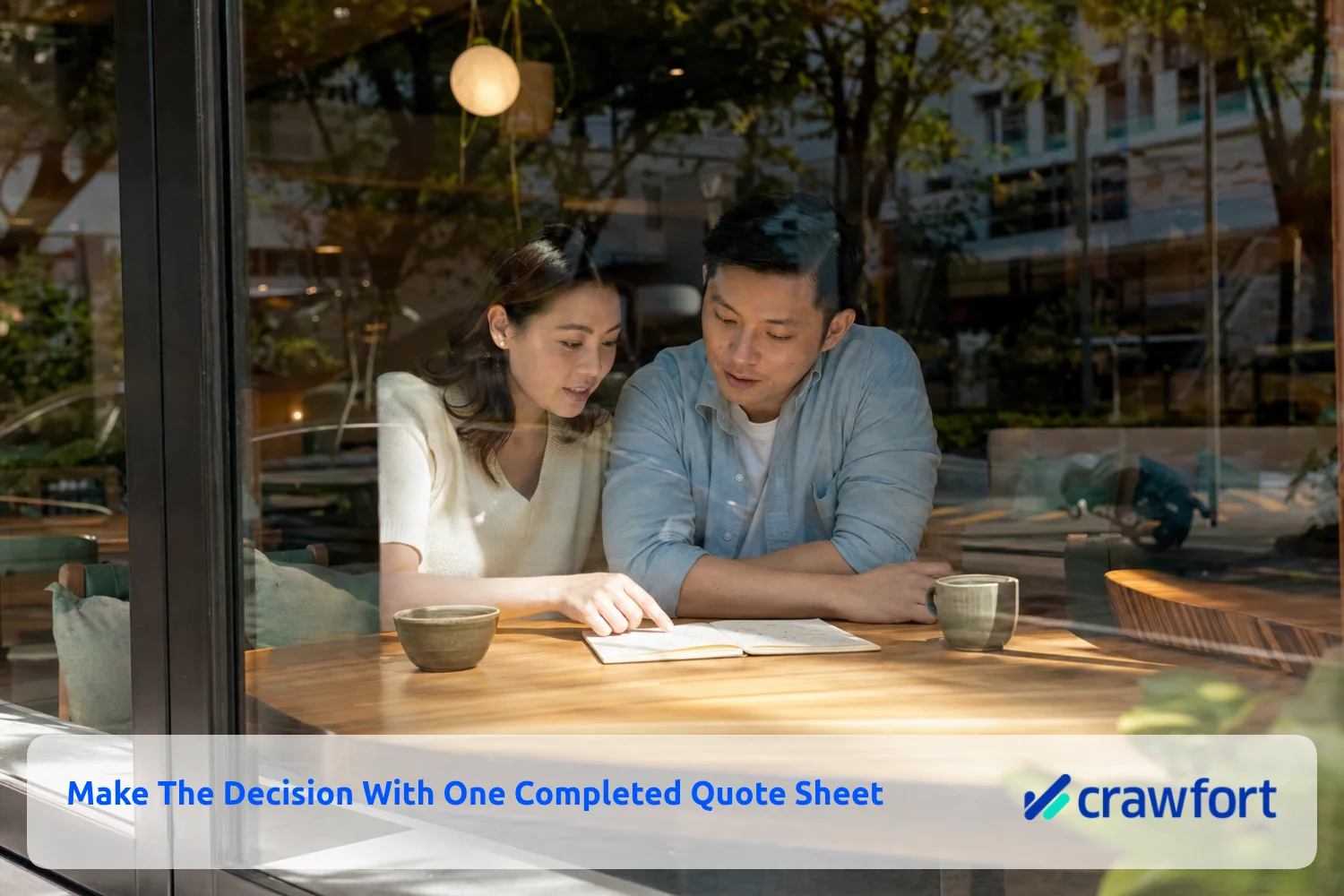 Before Taking a Personal Loan in Singapore: A 10-Point Borrowing Checklist 1 Couple reviewing a completed borrowing quote sheet together